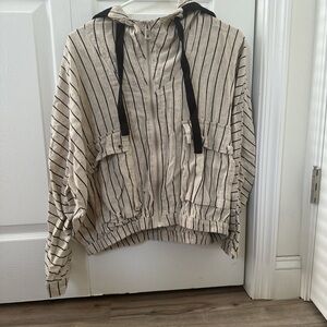 Linen Striped Jacket